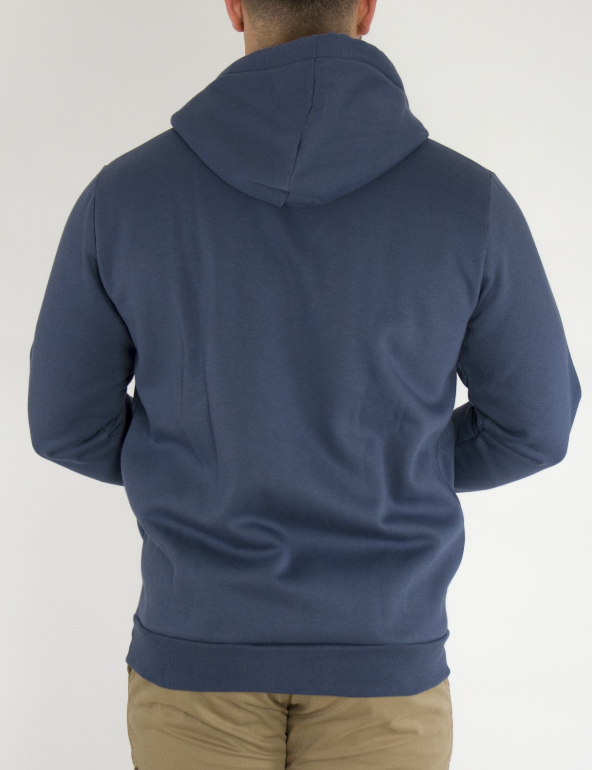 Everbest ανδρική Plus Size μπλε Indigo ζακέτα φούτερ 2310130M φωτογραφία